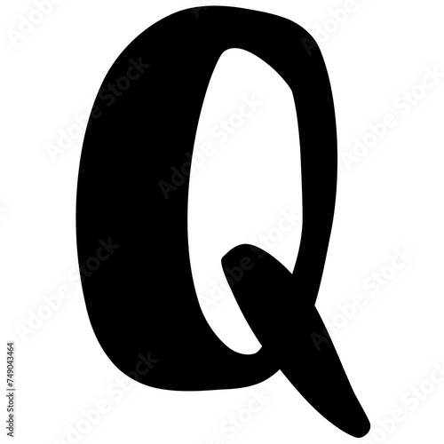 The letter Q (Png)