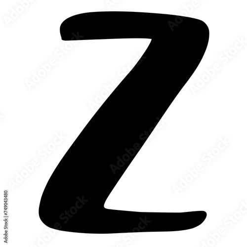 The letter Z (Png)