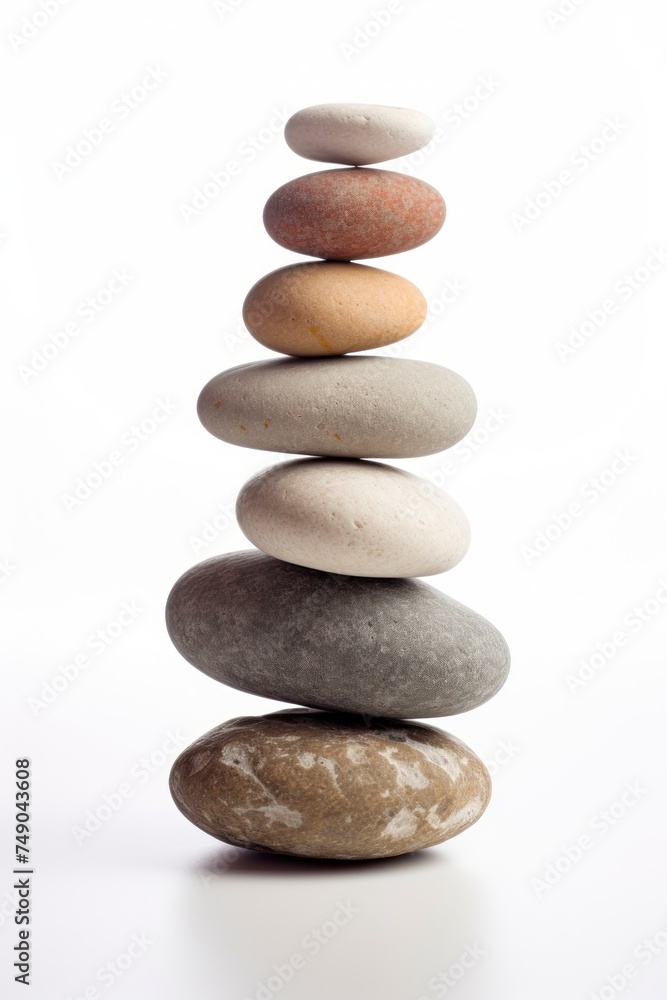 a stack of rocks on a white background a stack of rocks on a white background