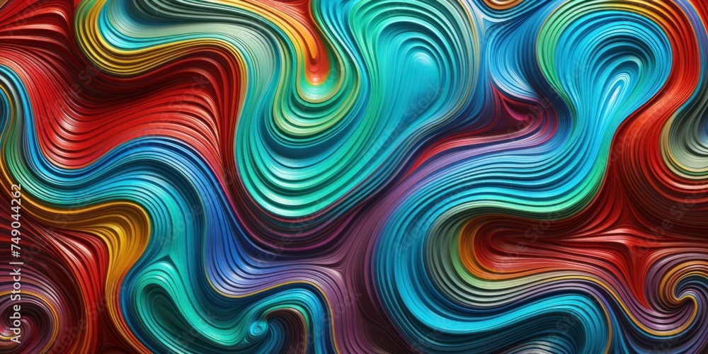 a colorful swirly pattern