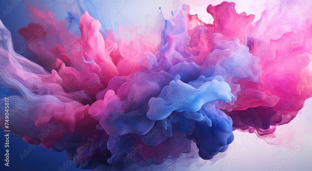 a colorful cloud of ink a colorful cloud of ink