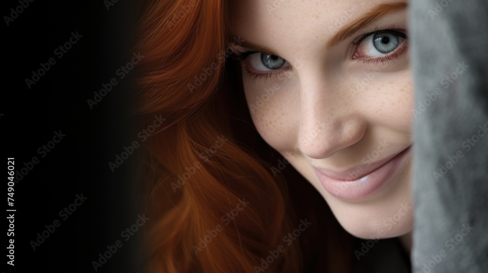 a close up of a woman's face a close up of a woman's face