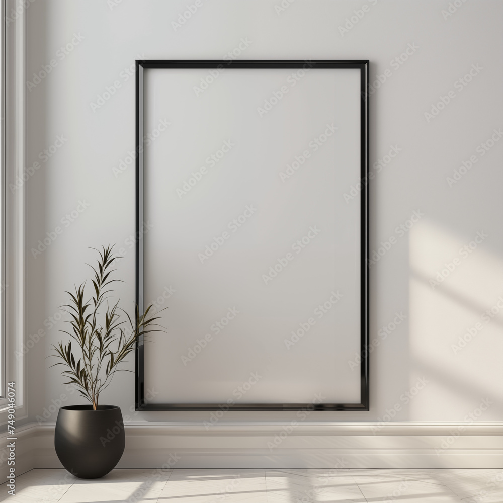Empty Picture Frame Mockup Empty Picture Frame Mockup