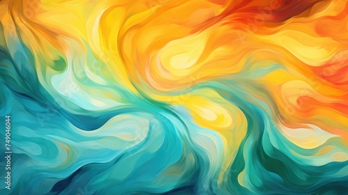a colorful swirly background