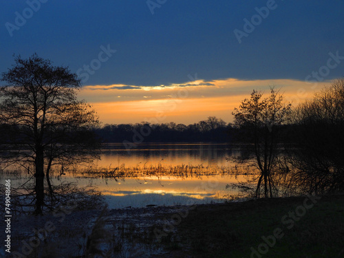 Sonnenuntergang am kleinen Plöner See