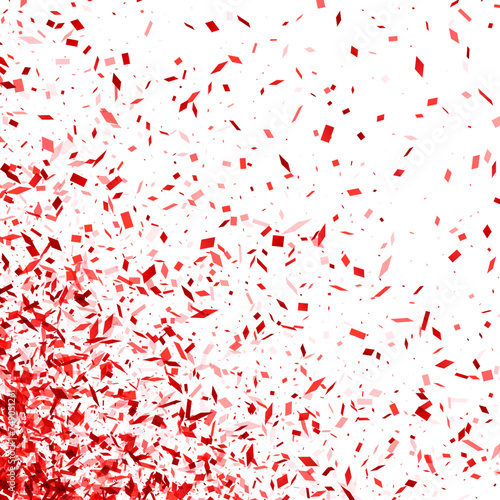Crimson Confetti Cascade