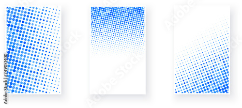 Cerulean Dot Fade Design