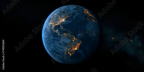 earth globe planet from space orbit Planet earth with realistic geography surface and orbital 3D cloud atmosphere . Outer space view of world globe sphere of continents . 3D rendering.