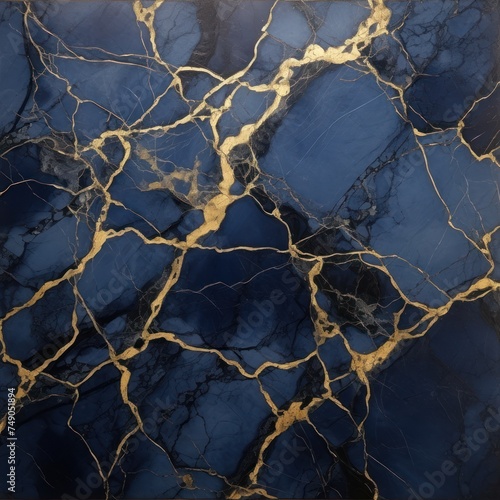 High resolution navy blue marble floor texture, in the style of shaped canvas