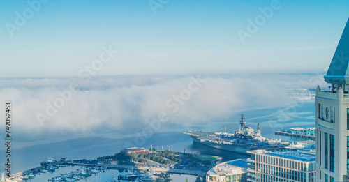 Morning Mist over San Diego Bay