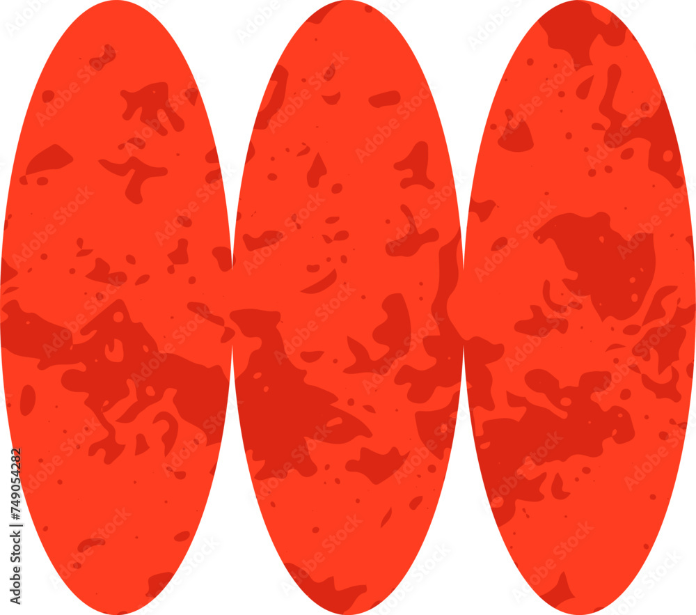 Risograph Oval Shapes Risograph Oval Shapes