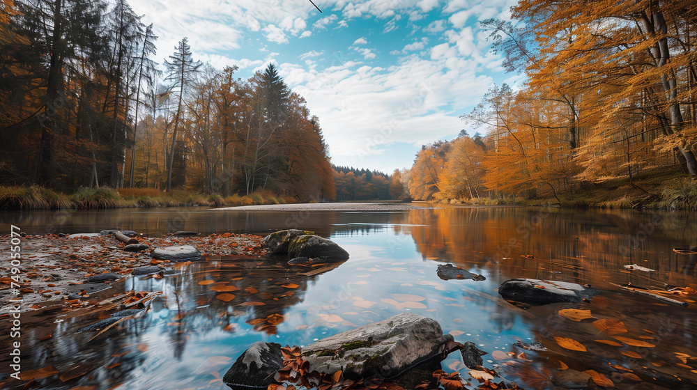 Obraz premium autumn in the mountains