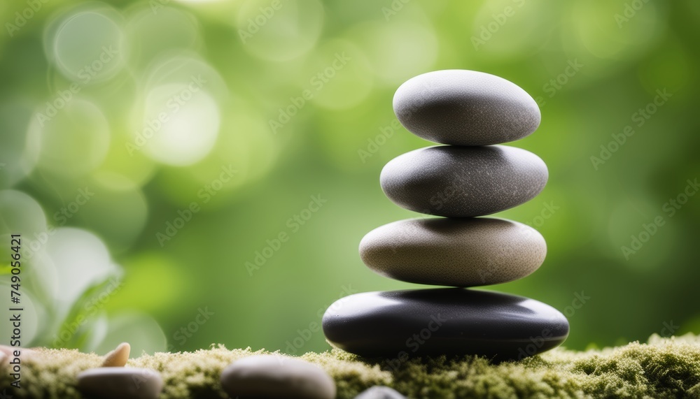 Balance and harmony in nature's tranquility Balance and harmony in nature's tranquility