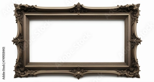  Elegant empty picture frame, ready for your masterpiece