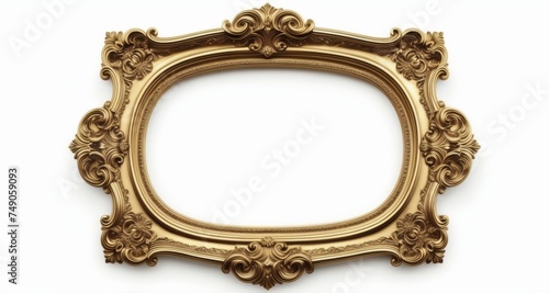  Elegant gold-framed mirror  perfect for a luxurious interior