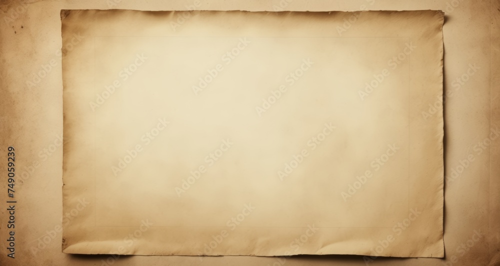  Ancient parchment, blank and waiting for your story