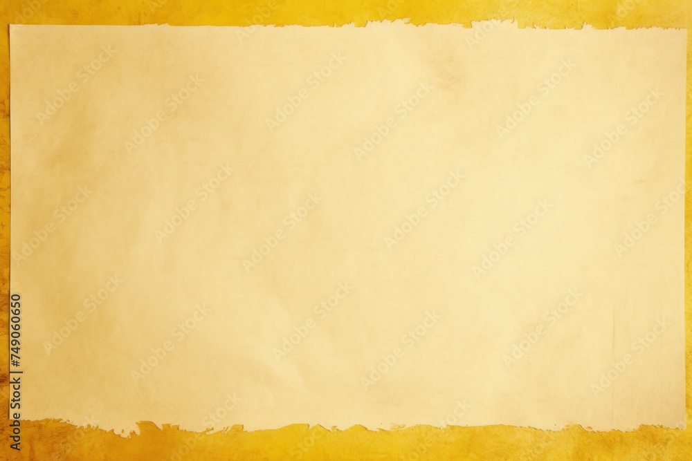 Yellow blank paper with a bleak and dreary border