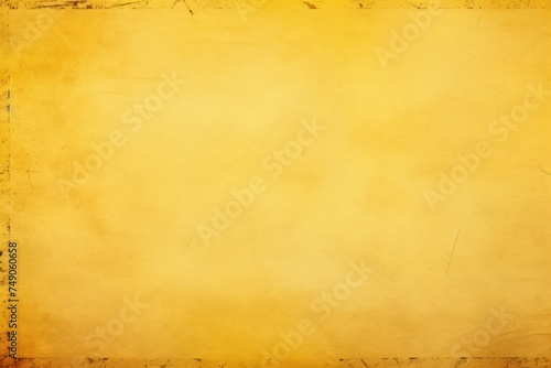 Yellow blank paper with a bleak and dreary border