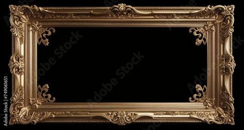  Elegant gold-framed portrait, perfect for a classic or vintage setting