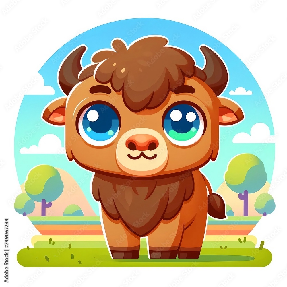 Naklejka premium Buffalo