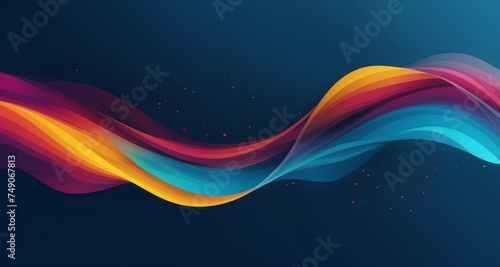  Vibrant abstract wave, perfect for energetic branding