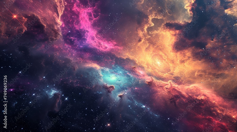 Unveiling cosmic beauty enchanting galaxies and nebulae