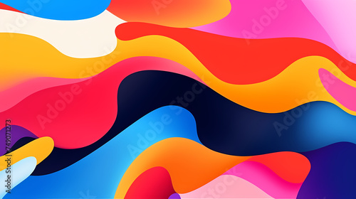 Colorful background with dots