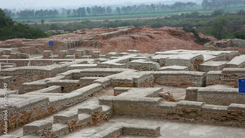 Aerial View of Mohenjo Daro