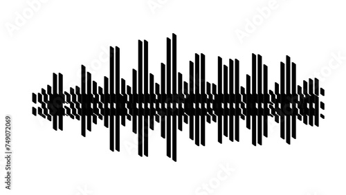sound wave Effect. sound wave ilustration.  