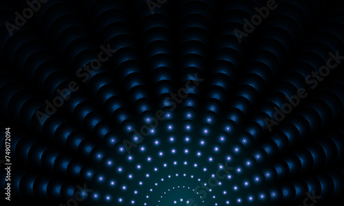 Abstract dark blue background with shine background. stage blue light.