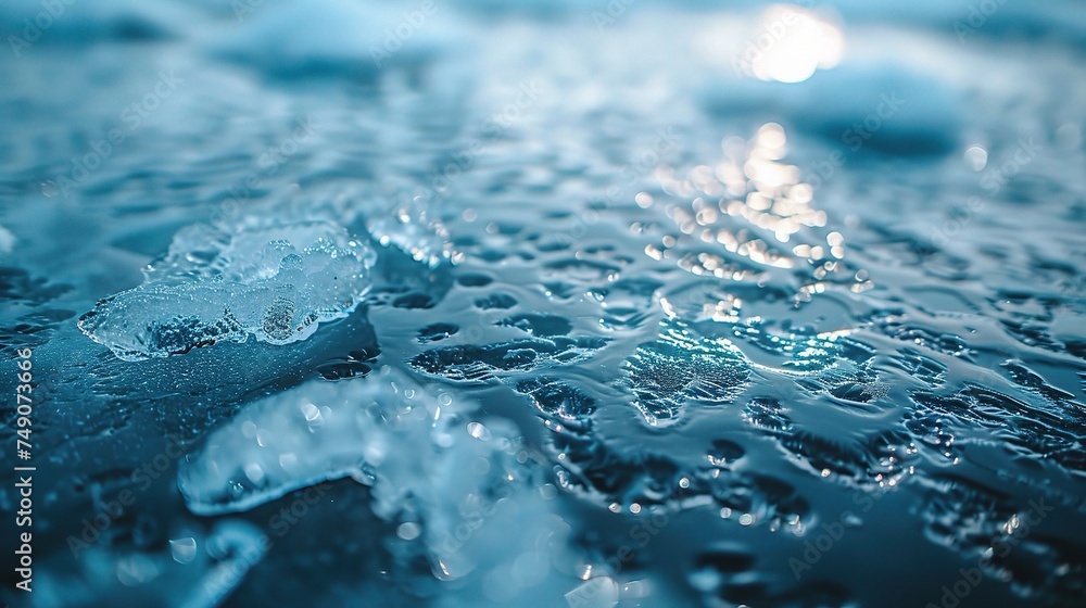 Abstract background of under ice frozen Abstract background of under ice frozen