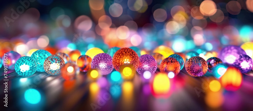 Luxury colorful bokeh background.