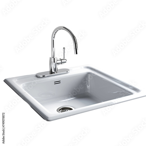 Sink isolated on transparent background