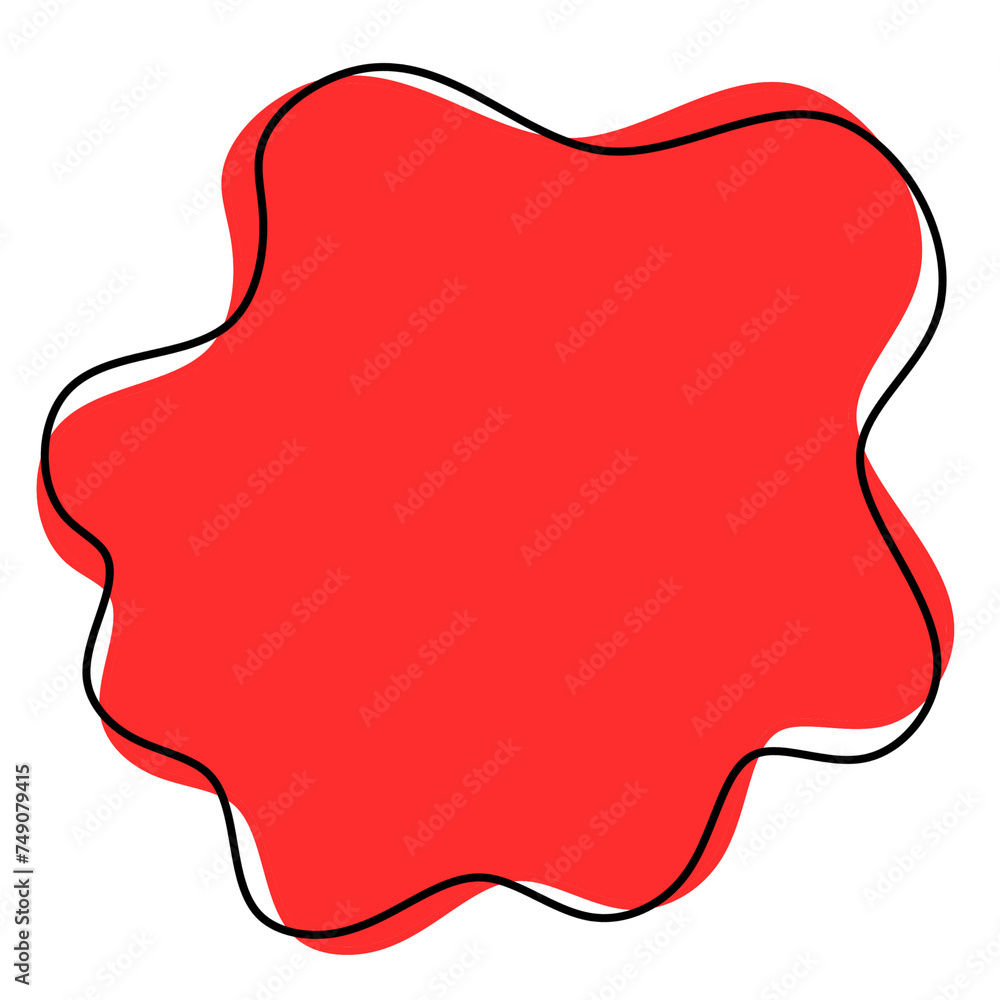 Red fluid element transparent png Red fluid element transparent png