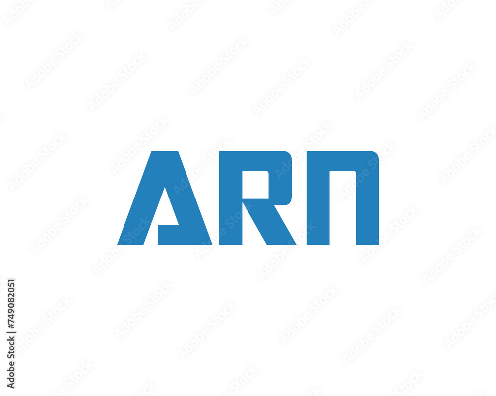 ARN logo design vector template ARN logo design vector template