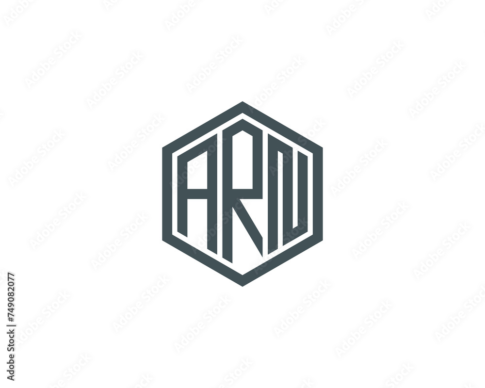 ARN logo design vector template ARN logo design vector template