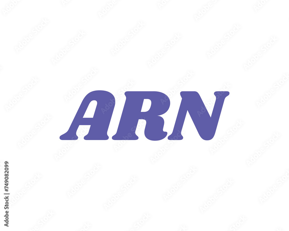ARN logo design vector template ARN logo design vector template