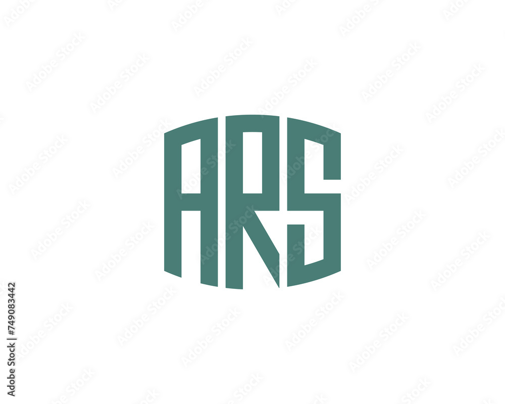 Obraz premium ARS logo design vector template
