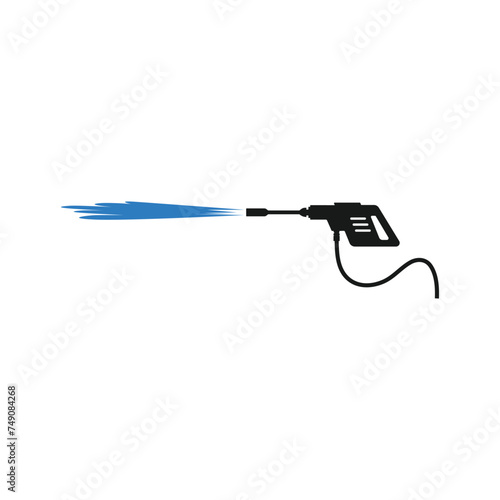 High pressure water gun icon