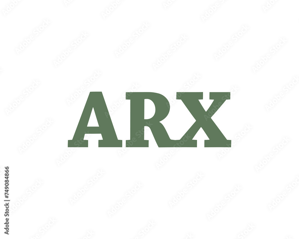 ARX Logo design vector template ARX Logo design vector template