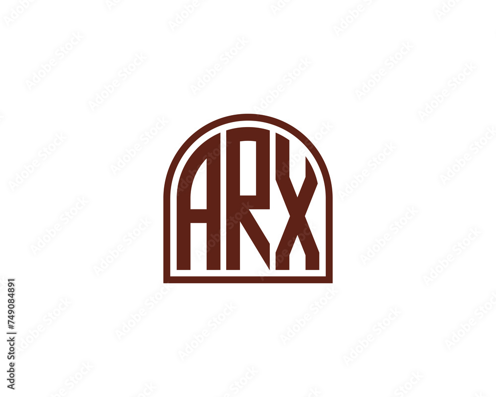 ARX Logo design vector template
