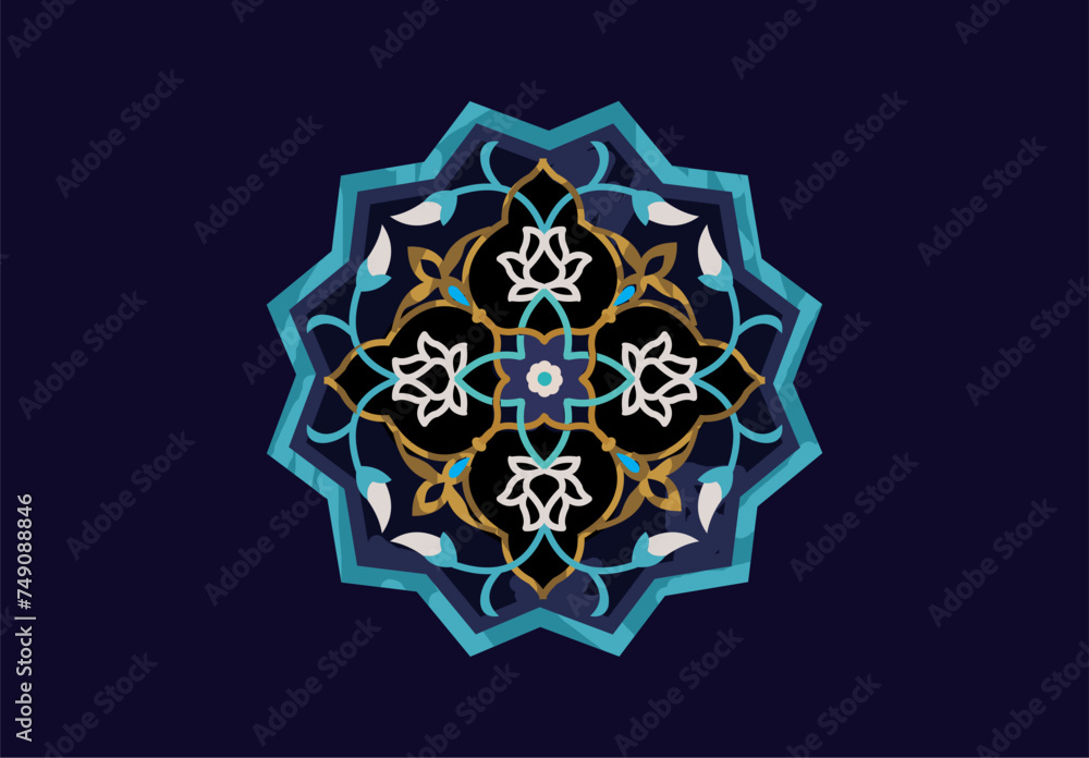 Very beautiful, exclusive Islamic floral motifs Very beautiful, exclusive Islamic floral motifs