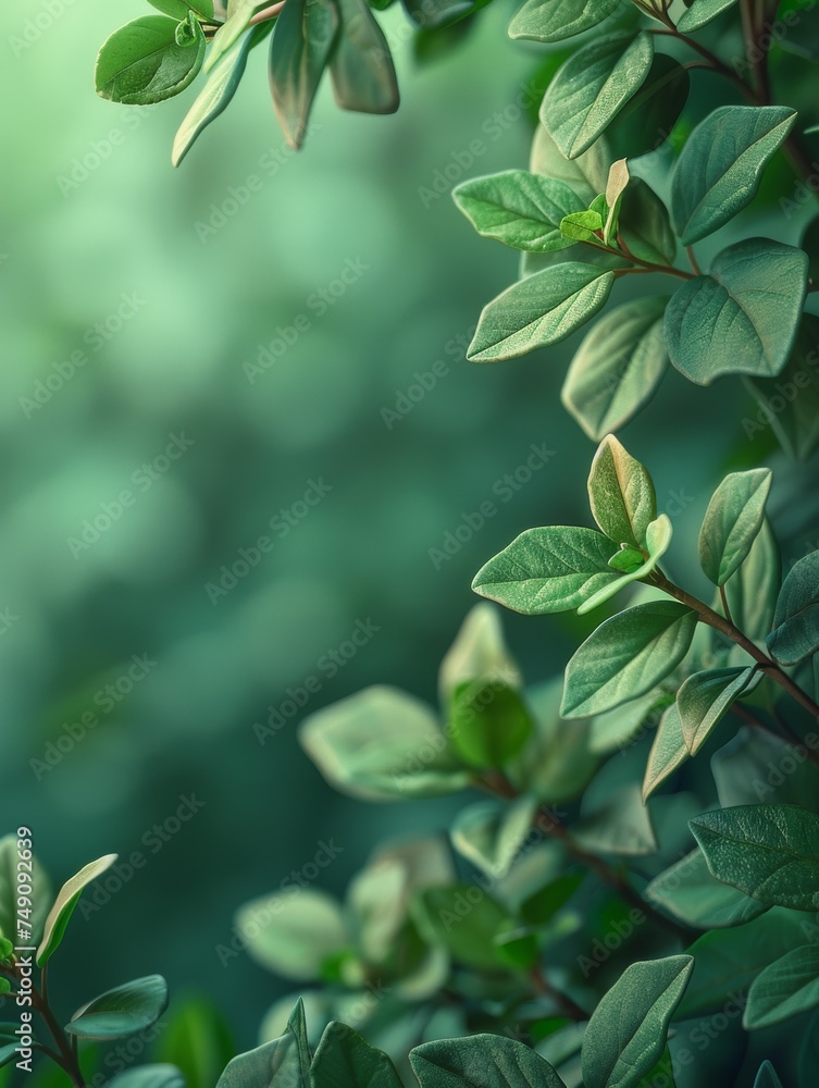 Close Up of Leaves on a Tree Close Up of Leaves on a Tree