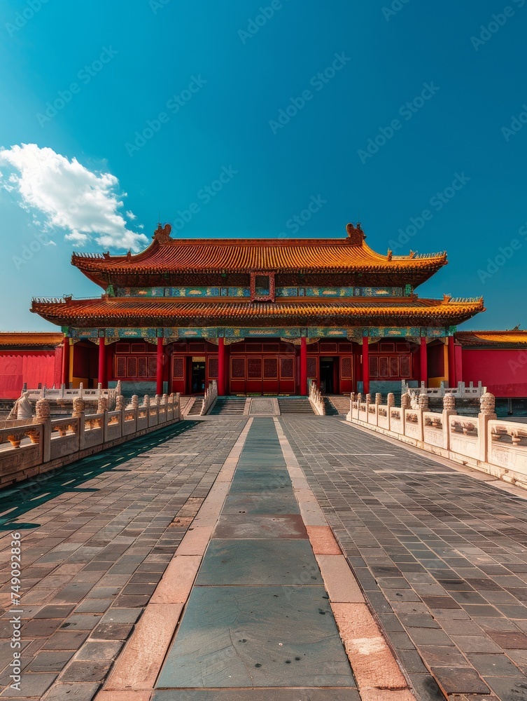 Fototapeta premium Large Building With Sky in Background