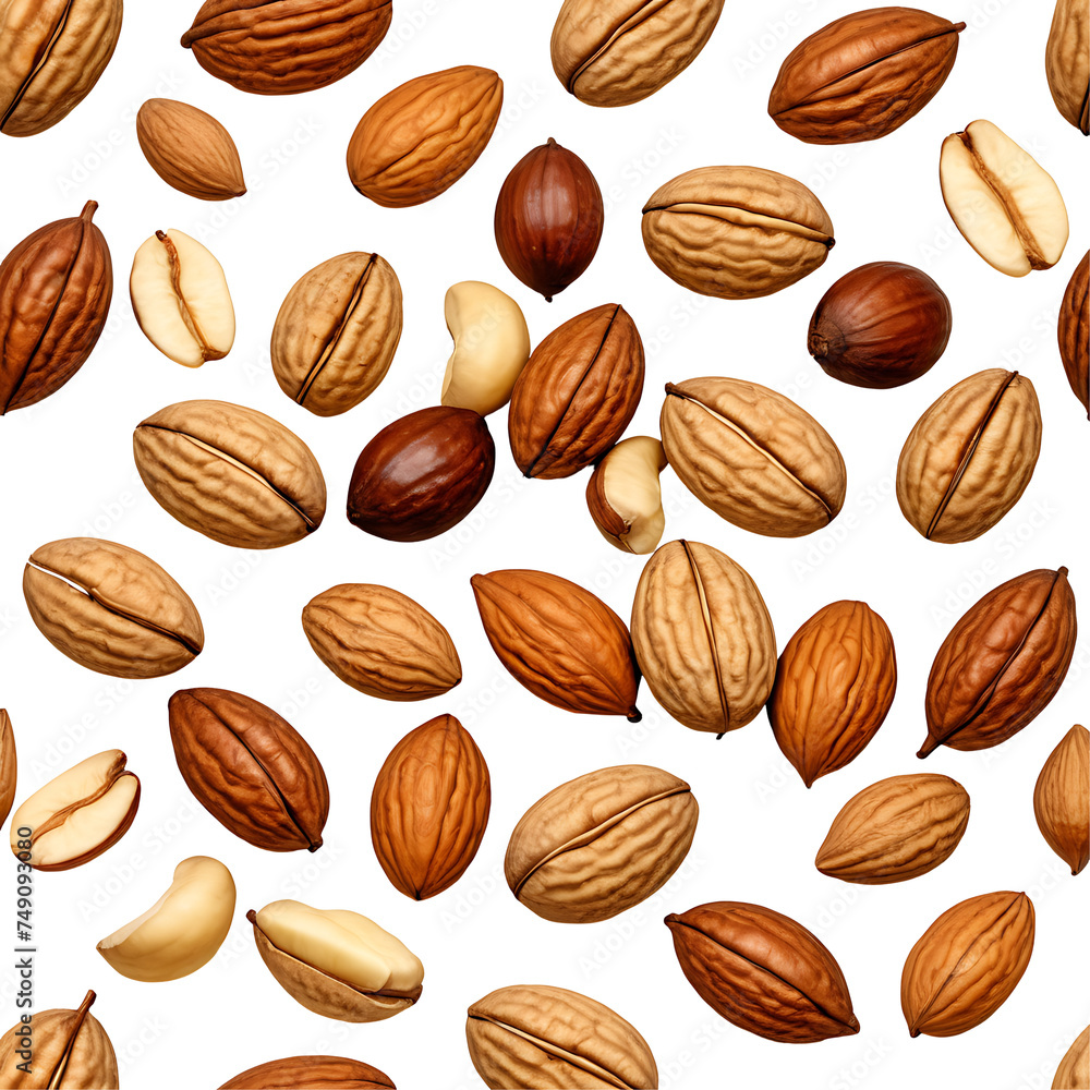 Nuts image isolated on a transparent background PNG photo Nuts image isolated on a transparent background PNG photo