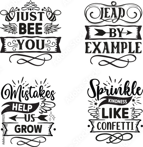 Motivational Svg Bundle  Positive Quote  Enjoy 50  Off when you Order   Saying Svg  Hand Lettered  Svg Dxf Eps Png Files  Funny Quotes