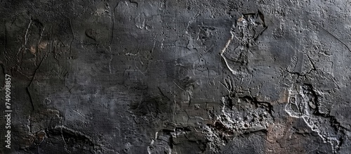 This close-up shot showcases a retro black and white concrete wall. The texture and design make it suitable for showcasing products, advertising, or as a web design element.