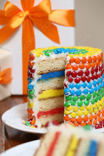 Rainbow Birthday Cake