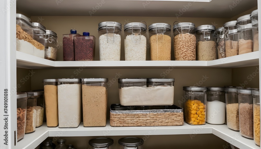 fully stocked organized kitchen pantry fully stocked organized kitchen pantry
