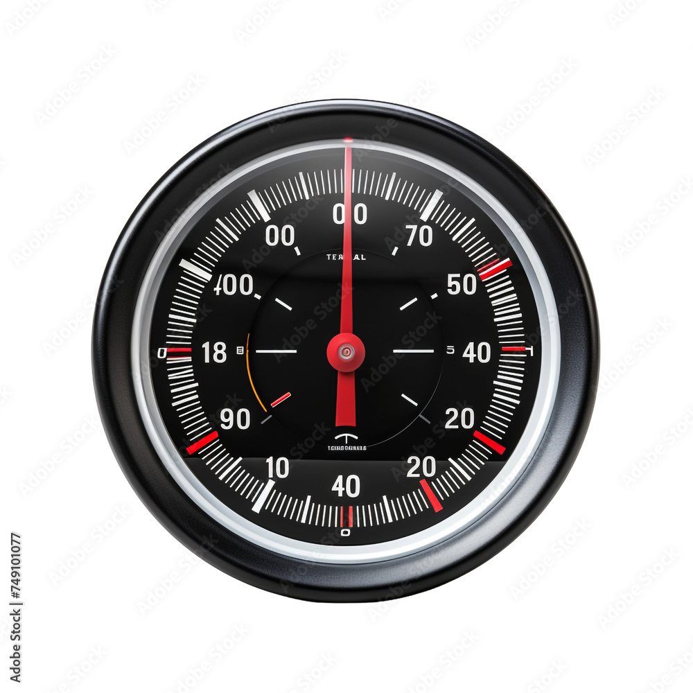 Speedometer isolated on transparent background Speedometer isolated on transparent background